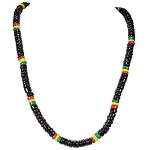 BlueRica Rasta Beads Necklace