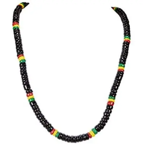 BlueRica Rasta Beads Necklace BlueRica Rasta Beads Necklace