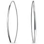 Delicate Minimalist Modern Long Thin Line Linear Threader Earrings For Women Teen Rose Gold Plated 925 Sterling Silver