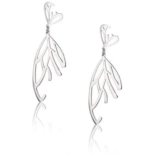 Butterfly Earrings for Women Stainless Steel Earrings Leaves Shaped Dangle Earrings Gifts Girls Jewelry Christmas Valentines Day present