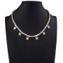 PLTGOOD Butterfly Necklace Choker for Women Girls Tennis Butterfly Necklace - Handmade Bling Iced CZ Charm Butterfly Necklace Chain Jewelry - Silver Gold