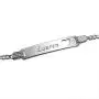 MyNameNecklace Womens Personalized Signature ID Bracelet with Heart - Sterling Silver with Engraving Custom Engraved Jewelry for Her MyNameNecklace Womens Personalized Signature ID Bracelet with Heart - Sterling Silver with Engraving Custom Engraved Jewelry for Her