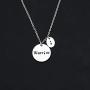 HOLLP Warrior Semicolon Necklace Mental Health Depression Awareness Semicolon Jewelry Inspirational Semicolon Gifts for Women Girls