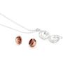 Urn Necklaces for Ashes Pendant and Chain in Hypoallergenic 925 Sterling Silver and Cubic Zirconia Memorial