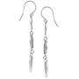 Silpada Inner Groove Flower Cut-Out Disc Drop Earrings in Sterling Silver