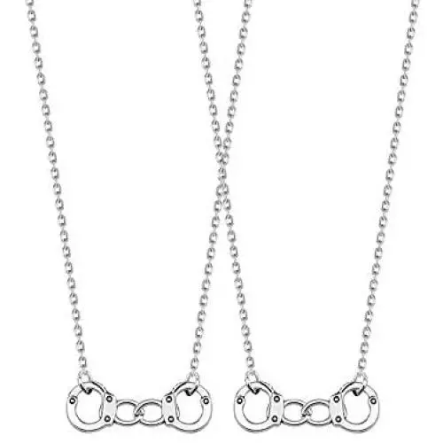 KUIYAI Partners in Crime Necklace BFF Necklaces Set of 2 Best Friends Jewelry KUIYAI Partners in Crime Necklace BFF Necklaces Set of 2 Best Friends Jewelry