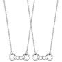 KUIYAI Partners in Crime Necklace BFF Necklaces Set of 2 Best Friends Jewelry