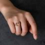 shanzuofeng Personality Metal Butterfly Ring Opening Adjustable Index Finger Ring Jewelry