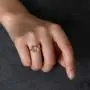 shanzuofeng Personality Metal Butterfly Ring Opening Adjustable Index Finger Ring Jewelry