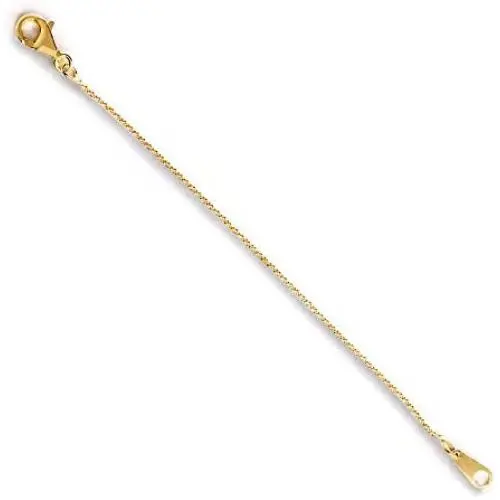 INSPIRED BY YOU. Sterling Silver Cable Chain Necklace Extender with Lobster Clasp INSPIRED BY YOU. Sterling Silver Cable Chain Necklace Extender with Lobster Clasp
