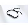 PJ Jewelry Personalized Customized Woven Cord Cremation Cube Urn Adjustable Bracelet Memorial Ashes Holder Keepsake