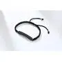 PJ Jewelry Personalized Customized Woven Cord Cremation Cube Urn Adjustable Bracelet Memorial Ashes Holder Keepsake