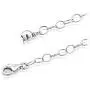 Sea of Ice 3 Pieces Set Sterling Silver Extenders Chain for Necklace Bracelet Anklet, 1'' 2'' and 4'' Sea of Ice 3 Pieces Set Sterling Silver Extenders Chain for Necklace Bracelet Anklet, 1'' 2'' and 4''