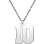 YSAHan Personalized Jersey Number Necklace Customize Lucky Number Stainless Steel Pendant Sports Fan Gift for Men Boys YSAHan Personalized Jersey Number Necklace Customize Lucky Number Stainless Steel Pendant Sports Fan Gift for Men Boys