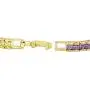 Lavencious AAA CZ Cubic Zirconia Stone Princess Cut 4MM Tennis Bracelets, 7 Inch Lengh for Women Bridal & Party Jewelry