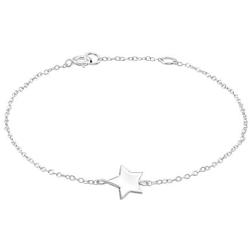 AUBE JEWELRY Hypoallergenic 925 Sterling Silver Dainty Star Bracelet for Women