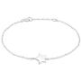 AUBE JEWELRY Hypoallergenic 925 Sterling Silver Dainty Star Bracelet for Women