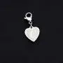 FAADBUK Initial Letter A-Z Alphabet Heart Charm for Bracelet Necklace Keychain Initial Stainless steel Clasp Clip on Charm FAADBUK Initial Letter A-Z Alphabet Heart Charm for Bracelet Necklace Keychain Initial Stainless steel Clasp Clip on Charm