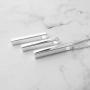 Sterling Silver Plain Vertical Bar Pendant Necklace w/Chain