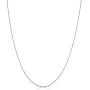 Kooljewelry Platinum 950 Light Rope Chain Necklace (0.9 mm)