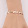 Mulan Jewelry Flower Charm Bracelet The Flower That Blooms in Adversity is The Most Rare and Beautiful of All Princess Bracelet Jewelry