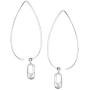 Silpada Wire Drop Earrings in Rhodium-Plated Sterling Silver