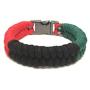 African American Flag Mens & Women Paracord Survival Bracelet Jewelry