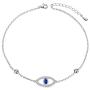 DAOCHONG Anklet for Women S925 Sterling Silver Adjustable Foot Chain Ankle Bracelet Anklets Jewelry