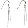 Les Poulettes Jewels - Sterling Silver Earrings Two Feathers