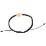 St Benedict Goldtone Medal String Macrame Bracelet, Assorted Colors