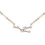 MignonandMignon Gold Crystal Zodiac Necklace Constellation Jewelry Birthday Gift Sorority Sister Gift