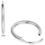 Small Silver Hoop Earrings-3 Pairs Cartilage Earring Hoop Set|Silver Hoop Earrings for Women Men Girls Boys Lips Nose Rings 8/10/12mm