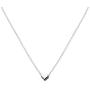 Sterling Silver Tiny Love Heart Pendant Choker Necklace for Women Girls Kids 14K White Gold Plated Simple Mini Dainty Petite Pendant Drop Adjustable Chain Cute Hypoallergenic Jewelry (Floating Heart)