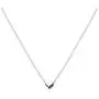 Sterling Silver Tiny Love Heart Pendant Choker Necklace for Women Girls Kids 14K White Gold Plated Simple Mini Dainty Petite Pendant Drop Adjustable Chain Cute Hypoallergenic Jewelry (Floating Heart)