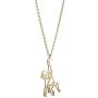 La Menagerie Monkey Gold Origami Jewelry & Gold Geometric Necklace – 18 Karat Plated Gold Necklace & Monkey Necklaces for Women – Monkey Necklace for Girls & Origami Necklace