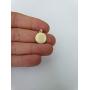 Ice on Fire Jewelry 10k Solid Gold Saint Christopher Medal