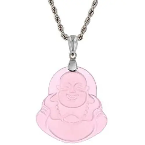 Laughing Buddha Light Pink Jade Pendant Necklace Rope Chain Genuine Certified Grade A Jadeite Jade Hand Crafted, Pink Jade Necklace, 14k White Gold Finish Laughing Jade Buddha Necklace, Pink Jade Medallion Silver Rope Chain Necklace, Mens Jewelry, Buddha Laughing Buddha Light Pink Jade Pendant Necklace Rope Chain Genuine Certified Grade A Jadeite Jade Hand Crafted, Pink Jade Necklace, 14k White Gold Finish Laughing Jade Buddha Necklace, Pink Jade Medallion Silver Rope Chain Necklace, Mens Jewelry, Buddha