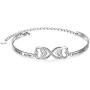 925 Sterling Silver Love Heart Infinity Bracelet Jewelry for Women Teen Girls