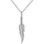 Dainty Sterling Silver Feather Charm Pendant Necklace Dainty Sterling Silver Feather Charm Pendant Necklace