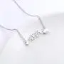 925 Sterling Silver Arrow Heart Cardiogram Lifeline Pulse Heartbeat Pendant Necklace for Women Teen Girls Birthday Gift, 18 inch + 2 inch