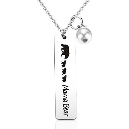 Eigso Mama Bear Necklace Sweet Family Personalized Mama Bear Jewelry Bear Cubs Mom Aunt Guandmom Mama Bear Keychain Mama Bear Bracelet Eigso Mama Bear Necklace Sweet Family Personalized Mama Bear Jewelry Bear Cubs Mom Aunt Guandmom Mama Bear Keychain Mama Bear Bracelet