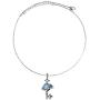Star Planet Key Necklace Choker Blue Glass Cubic Zirconia Starry Universe Star Key to Her Heart Necklace for Women Girls Statement Jewelry