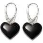 Heart Amber Dangle Earrings for Women - 925 Sterling Silver - Genuine Baltic Amber - Hypoallergenic Heart Amber Dangle Earrings for Women - 925 Sterling Silver - Genuine Baltic Amber - Hypoallergenic