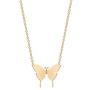 BENEIGE Butterfly Necklace for Women 18K Gold/Silver/Rose Gold Dainty Charm Layered Butterfly Pendant Everyday Necklace for Women Minimalist Jewelry