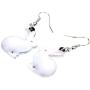 NEWEI Acrylic Easter Hare Rabbit Bunny Earrings Dangle Drop Cute Animal Pet Jewelry For Women Girl Charm