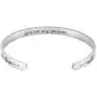 NELLOYA You are My Person Mantra Cuff Bracelet Stainless Steel Adjustable Bangle for BFF Lovers Family Secret Message Boyfriend Girlfriend Couple Jewelry