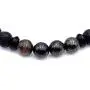 Mens Warrior Stone Lava Stretch Bead Bracelet Handcrafted in USA - Brown / Black Mens Warrior Stone Lava Stretch Bead Bracelet Handcrafted in USA - Brown / Black
