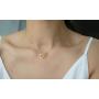 Soul Sister Pendant Necklace for Sister Gift Two Interlocking Heart Necklace Friendship Necklace Jewelry Women