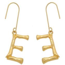 Comformate Metal Letter Earrings for Women Gold Color Brincos Drop Earrings Female Bohemian Alphabet Long Earings Fashion Jewelry