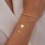 GELIN 14k Solid Gold Rope Chain Adjustable Bracelet for Women GELIN 14k Solid Gold Rope Chain Adjustable Bracelet for Women